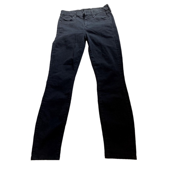 Mother The Looker in Not Guilty Black Stretch Skinny Jeans 25 - Picture 2 of 7